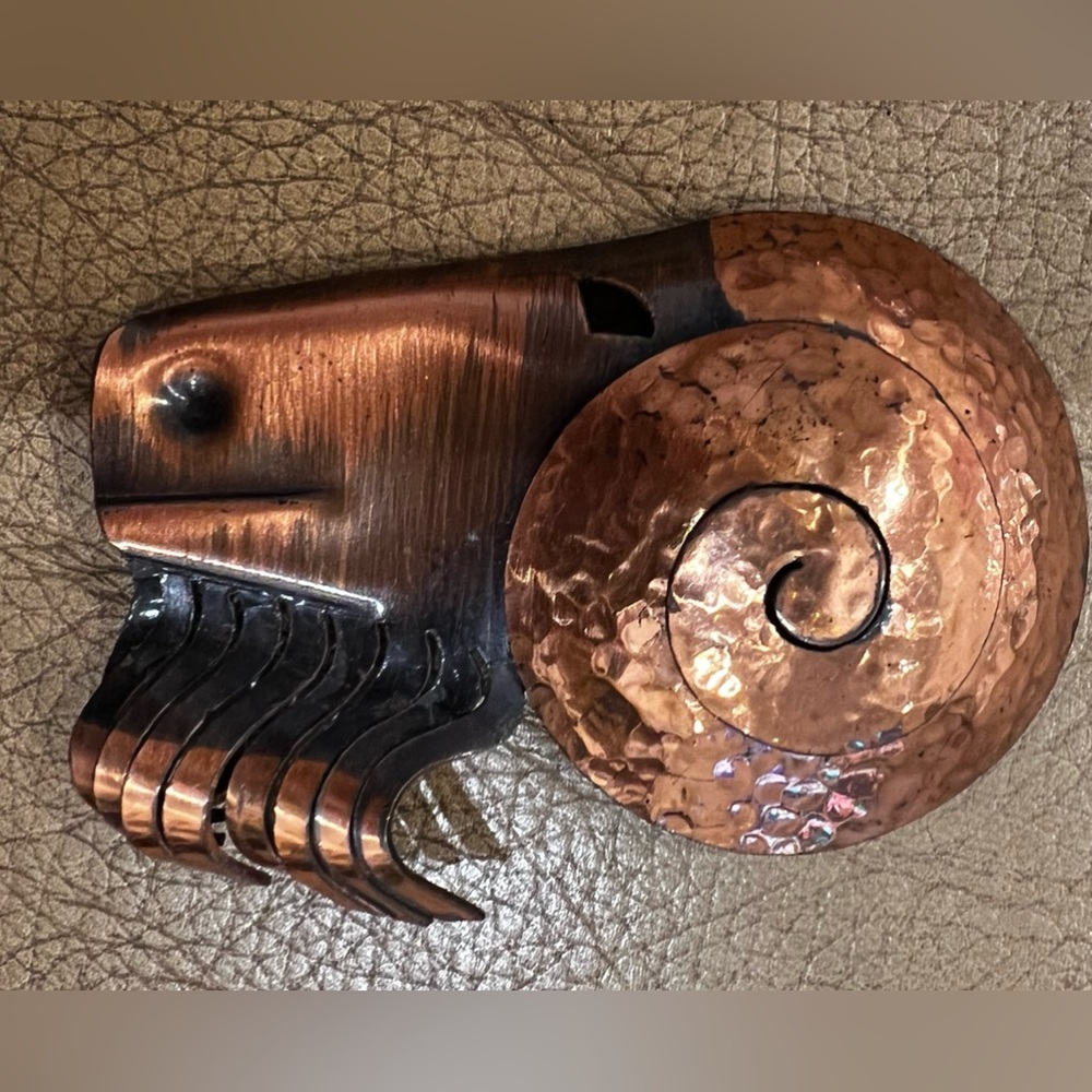 Designer Rebajes copper modern piece
